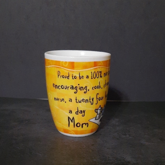 Marvelous Mom Yellow Ceramic Coffee Mug - Picture 7 of 8